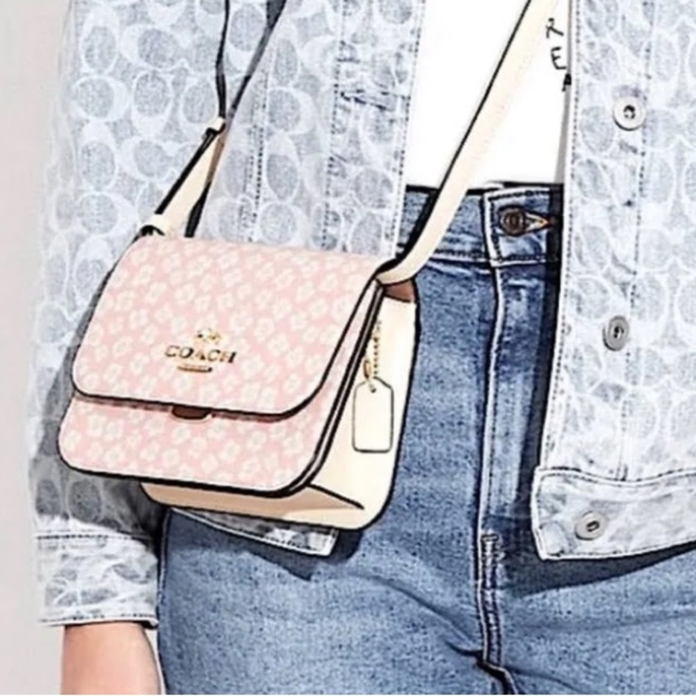 Mini Brynn Crossbody With Graphic Ditsy Floral Print